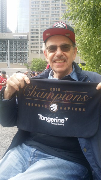 Marvin M Bernstein at Raptors Parade